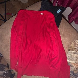 Red sweater